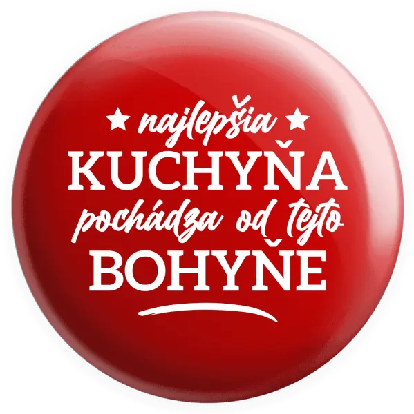 Placka Najlepšia kuchyňa pochádza od tejto bohyňe