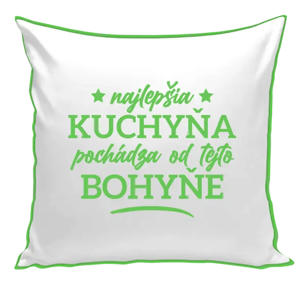 Vankúš Najlepšia kuchyňa pochádza od tejto bohyňe