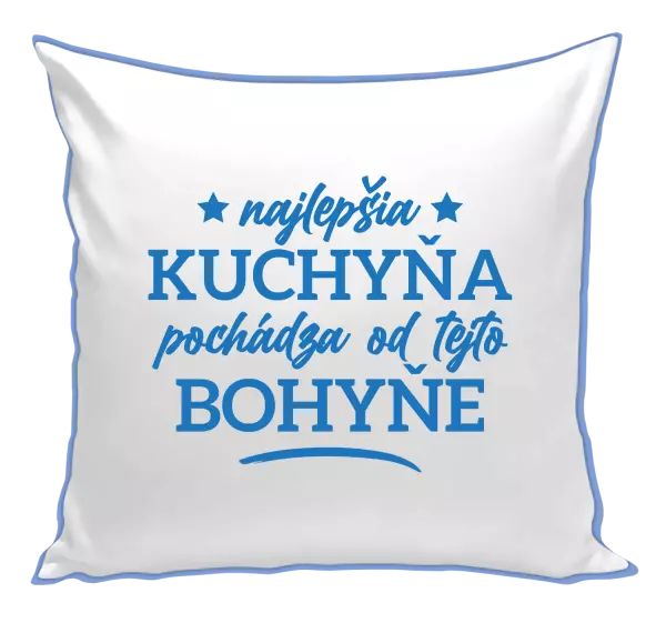 Vankúš Najlepšia kuchyňa pochádza od tejto bohyňe