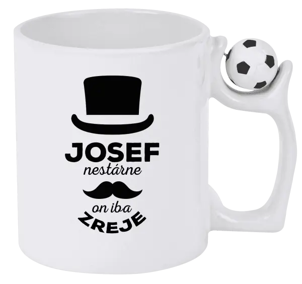 Hrnček Meno nestárne, on iba zreje