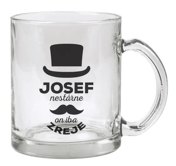 Hrnček Meno nestárne, on iba zreje