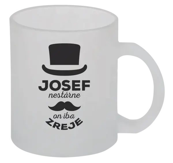 Hrnček Meno nestárne, on iba zreje