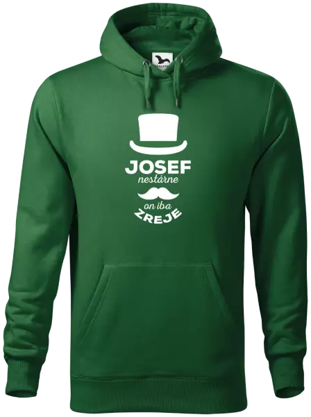 Pánska mikina Meno nestárne, on iba zreje