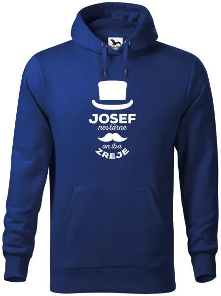 Pánska mikina Meno nestárne, on iba zreje