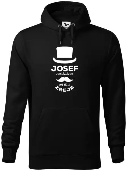 Pánska mikina Meno nestárne, on iba zreje