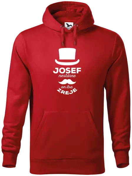 Pánska mikina Meno nestárne, on iba zreje