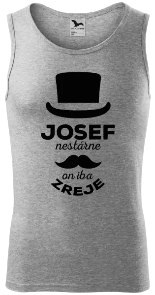 Pánske tielko Meno nestárne, on iba zreje