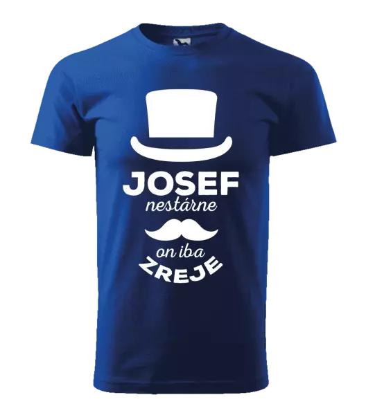 Pánske tričko Meno nestárne, on iba zreje