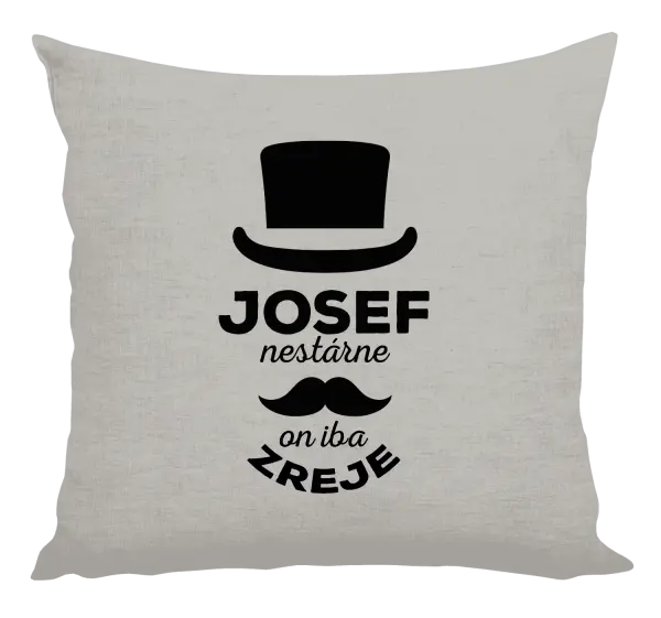 Vankúš Meno nestárne, on iba zreje