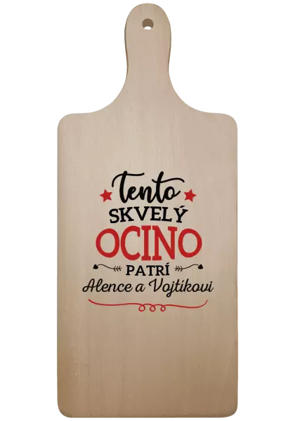 Doštička Tento skvelý ocino patrí