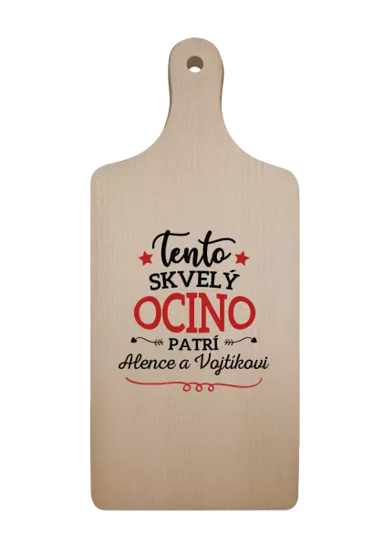 Doštička Tento skvelý ocino patrí