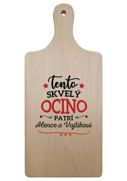 Doštička Tento skvelý ocino patrí
