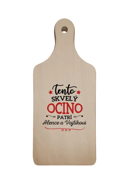 Doštička Tento skvelý ocino patrí
