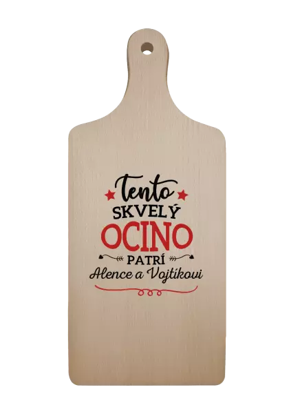 Doštička Tento skvelý ocino patrí
