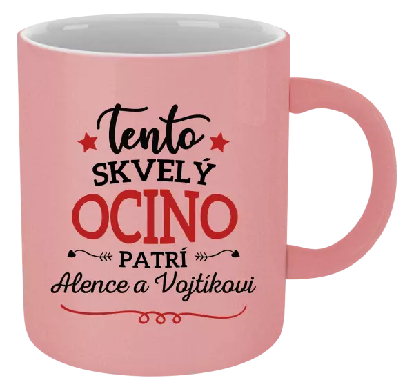 Hrnček metalický Tento skvelý ocino patrí