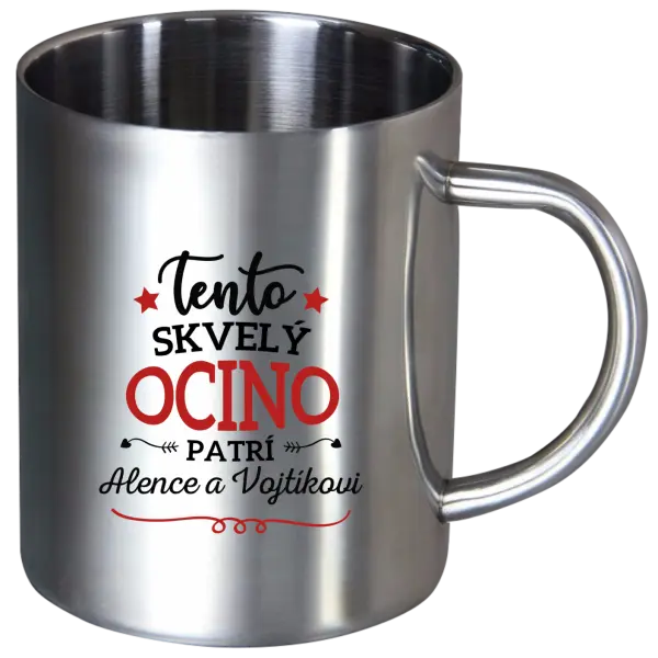 Nerezový hrnček Tento skvelý ocino patrí