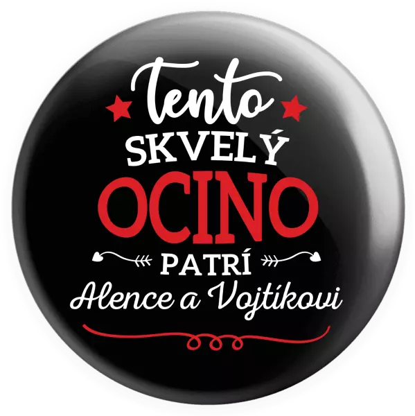 Placka Tento skvelý ocino patrí
