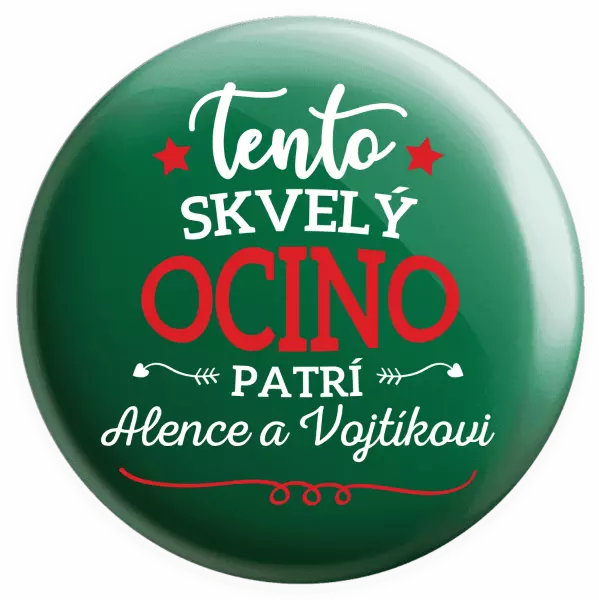 Placka Tento skvelý ocino patrí