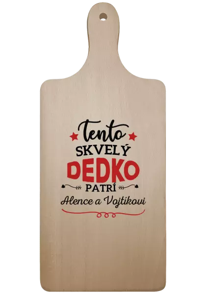 Doštička Tento dedko patrí