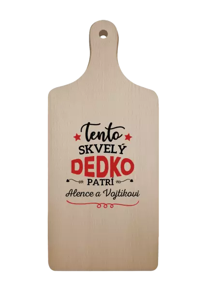 Doštička Tento dedko patrí