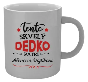 Hrnček metalický Tento dedko patrí