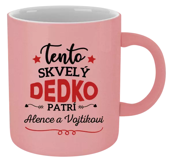 Hrnček metalický Tento dedko patrí