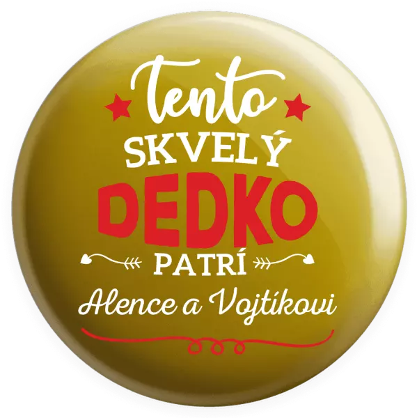Placka Tento dedko patrí