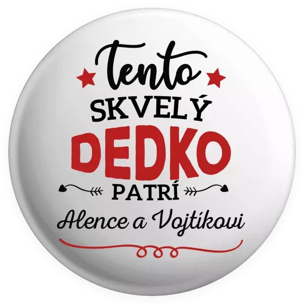 Placka Tento dedko patrí