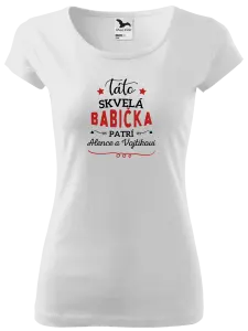 Dámske tričko Táto skvelá babička patrí