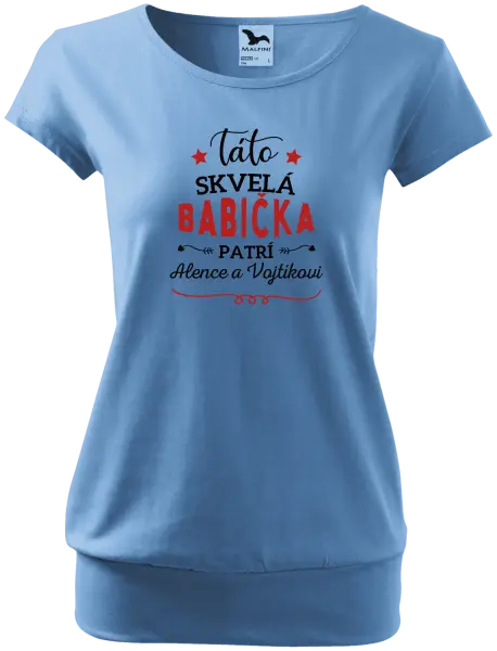 Dámske tričko Táto skvelá babička patrí