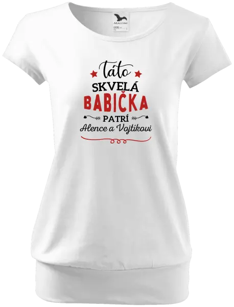 Dámske tričko Táto skvelá babička patrí