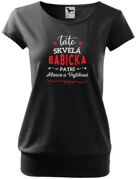 Dámske tričko Táto skvelá babička patrí