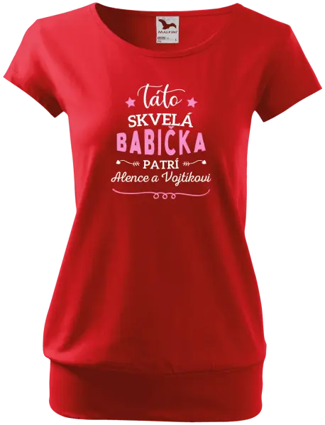 Dámske tričko Táto skvelá babička patrí