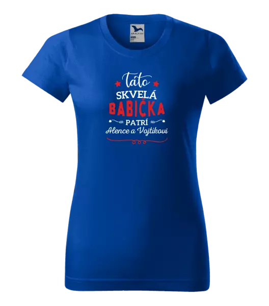 Dámske tričko Táto skvelá babička patrí