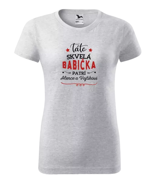 Dámske tričko Táto skvelá babička patrí