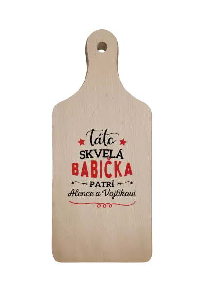 Doštička Táto skvelá babička patrí