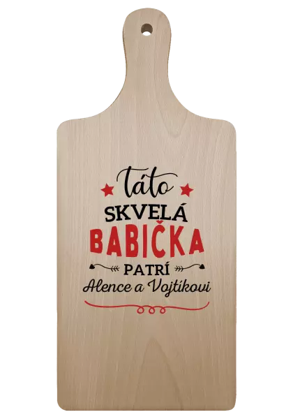 Doštička Táto skvelá babička patrí