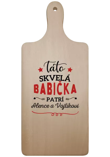 Doštička Táto skvelá babička patrí