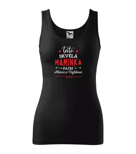 Dámske tielko Táto skvelá maminka pratrí