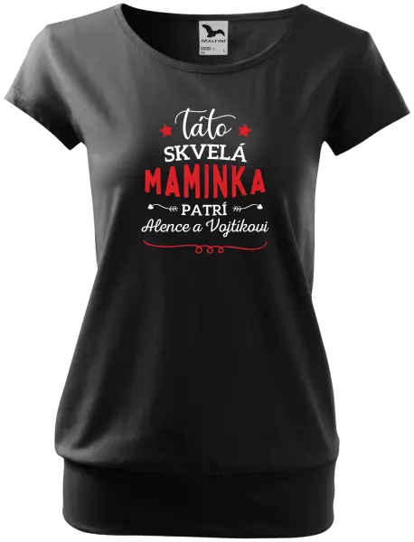 Dámske tričko Táto skvelá maminka pratrí