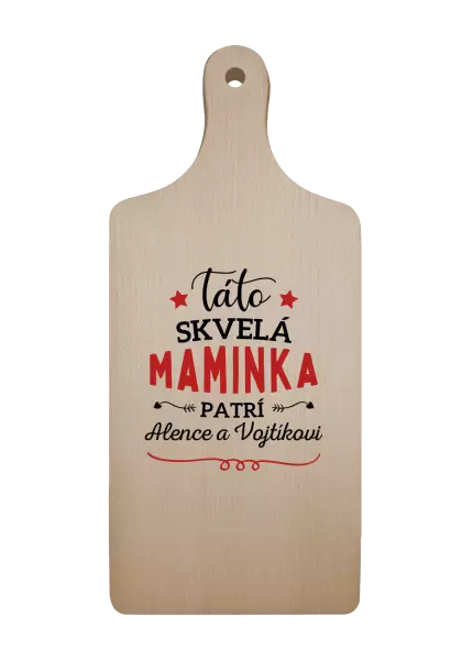 Doštička Táto skvelá maminka pratrí