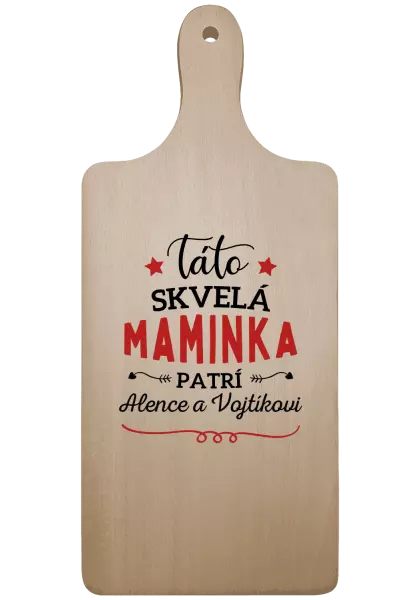 Doštička Táto skvelá maminka pratrí