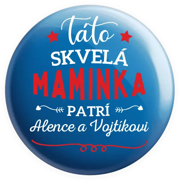 Placka Táto skvelá maminka pratrí