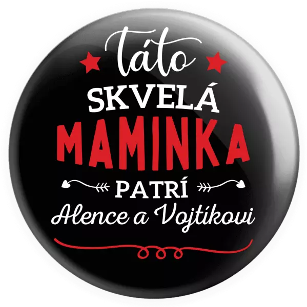 Placka Táto skvelá maminka pratrí