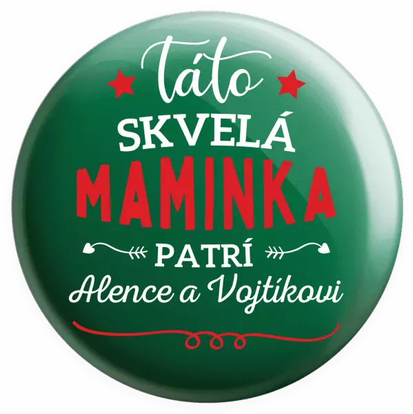 Placka Táto skvelá maminka pratrí