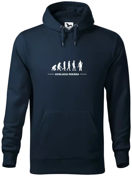 Pánska mikina Evolucia - pekár