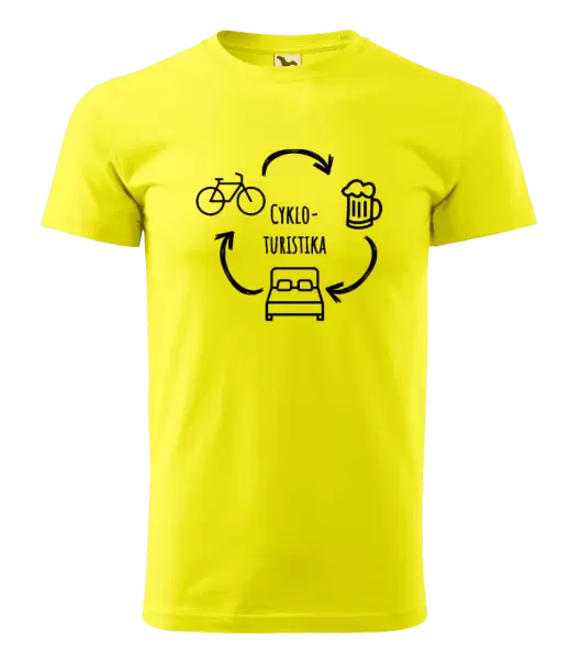 Pánské tričko Cykloturistika