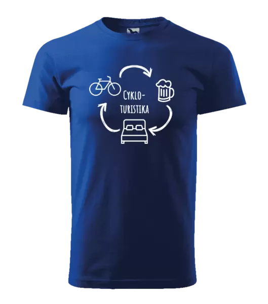 Pánské tričko Cykloturistika