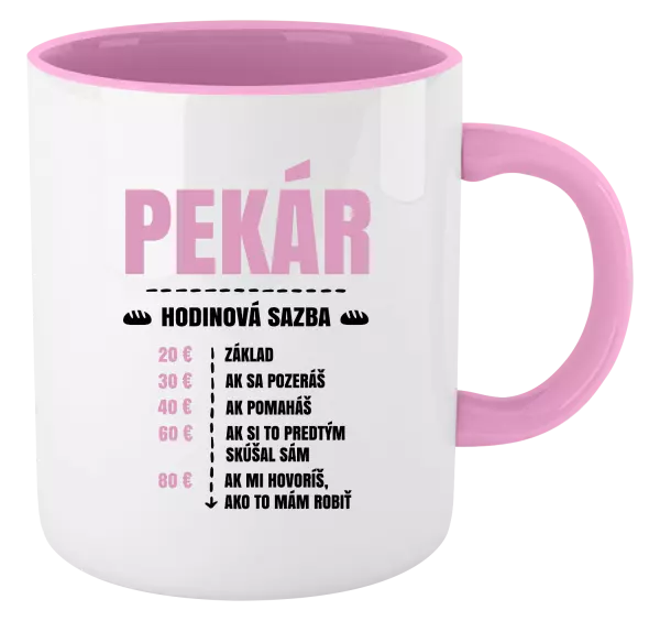 Hrnček  Hodinová sazba - pekár