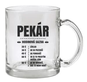 Hrnček Hodinová sazba - pekár